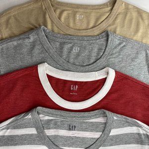 Gap 4 Men's T -Shirt Bundle Lg